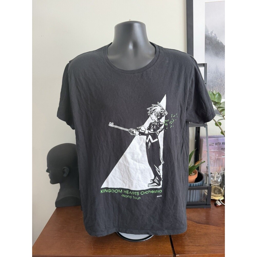 Kingdom Hearts Orchestra World Tour Sora Graphic T-shirt Unisex Size XXL/ USA XL